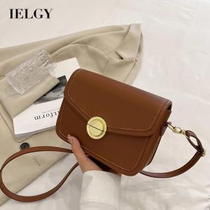 IELGY Túi Vuông Nhỏ Kiểu Đưa Thư Chất Lượng Cao Khối Màu Phong Cách Hàn Quốc Cho Nữ