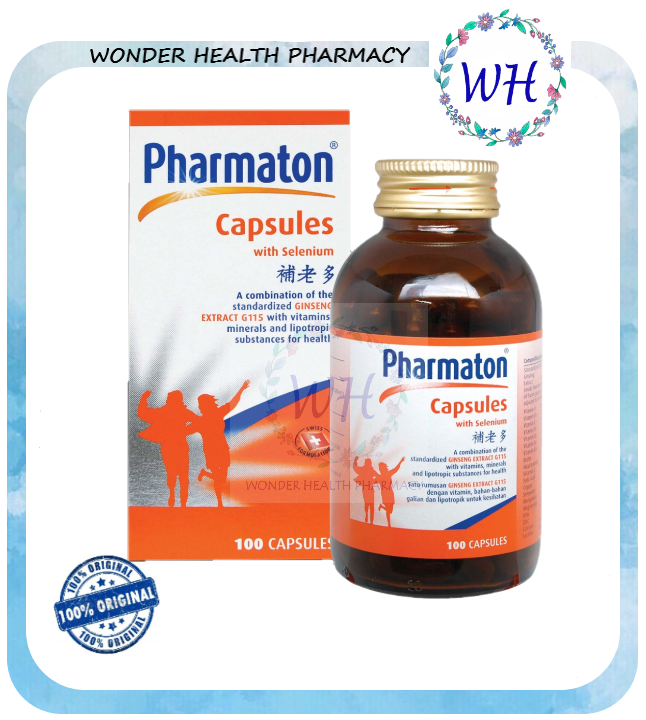 PHARMATON CAPSULES 100'S Lazada