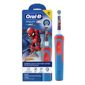Bàn Chải Điện Trẻ Em Từ 3 Tuổi Oral-B VITALITY 3+ Spiderman & Frozen & đầu thay thế (MẪU MỚI)