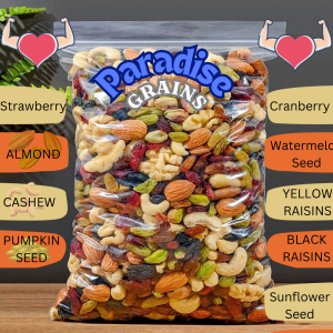 ถั่วผสม 9 เซียน ธัญพืชรวม อบกรุบกรอบ รสดั้งเดิม ออแกนิค ไม่น้ำมัน ไม่เนย VIP Mixed nuts