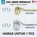 hak angin proyek 6 mm x 19 cm kunci jendela kait jendela cantolan jendela cengkal penyangga penahan Hak angin jendela cantolan 8 inchi / 20 cm window hook HARGA PER BIJI Hak angin jendela stainless / lamskar / pengait / cantolan / penahan. 