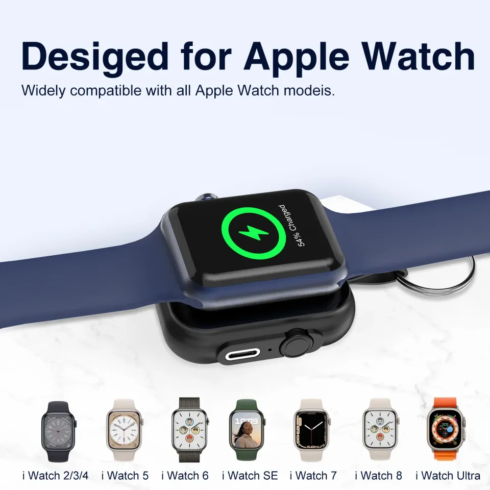 Fast Magnetic Watch Wireless Charger Power Bank for Apple Watch