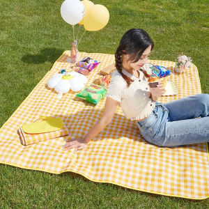 Large Size Picnic Mat Oxford Cloth Waterproof Mat Outdoor Picnic Blanket Foldable Easy Carry