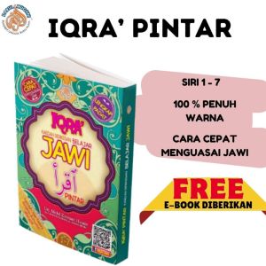 Buku Iqra 1 6 set lengkap - Iqra Pintar - jawi - Mengaji - saiz A5 - Muqaddam - Kanak Kanak - Agama - Murah - Al QuranMild and effective