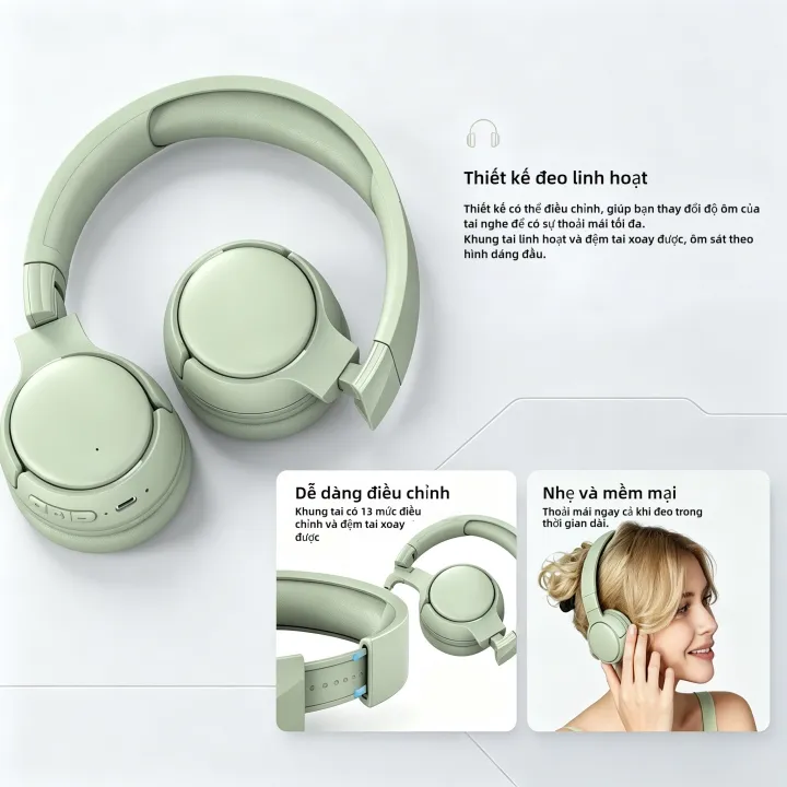 Tai nghe chụp tai không dây Bluetooth HONOR CHOICE Headphones Lite, Driver lớn 40mm, Thời gian phát nhạc lên đến 82 giờ, Khử ồn cuộc gọi AI, Tai nghe over-ear | BigBuy360 - bigbuy360.vn Tai nghe chụp tai không dây Bluetooth HONOR CHOICE Headphones Lite, Driver lớn 40mm, Thời gian phát nhạc lên đến 82 giờ, Khử ồn cuộc gọi AI, Tai nghe over-ear | BigBuy360 - bigbuy360.vn