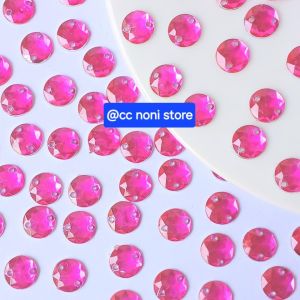 Payet Diamond Kristal Akrilik Jahit Bulat ukuran 8 Grade b per 30 pcs