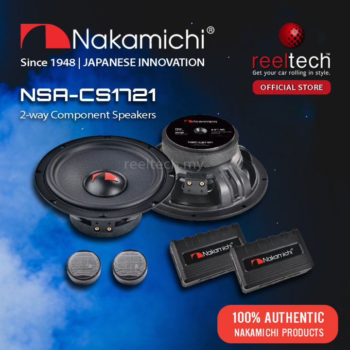 Nakamichi NSA-CS1721 - 2 Way Component 6.5" Speakers | NSA CS1721 ...