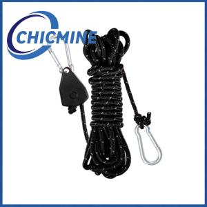 Chicmine Guy Line Adjuster Outdoor Rope Tensioner Heavy Duty Roller Rope Tensioner with 300cm Cord – Outdoor Camping Hiking Boating Guyline Adjuster Tightener for Backpacking Durable and Easy to Use