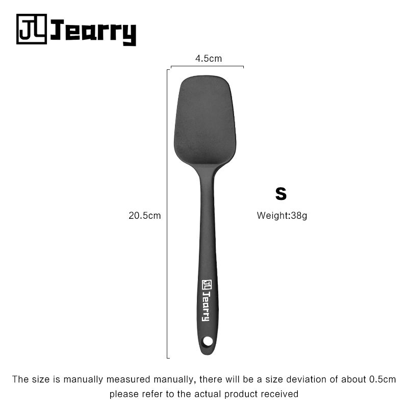 Spatola in silicone alimentare Jeary resistente al calore, cucchiaio piccolo antiaderente per soffriggere, cuocere al forno, utensili da cucina per la casa
_voghion.com