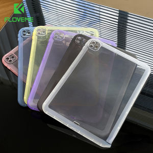 FLOVEME Transparent Candy Color Case For iPad Mini 6 Shockproof Tablet Bumper Cover For ipad Pro 11 7 8 9 Air 4 5 10.9 inch 7.9 Mini 4 5