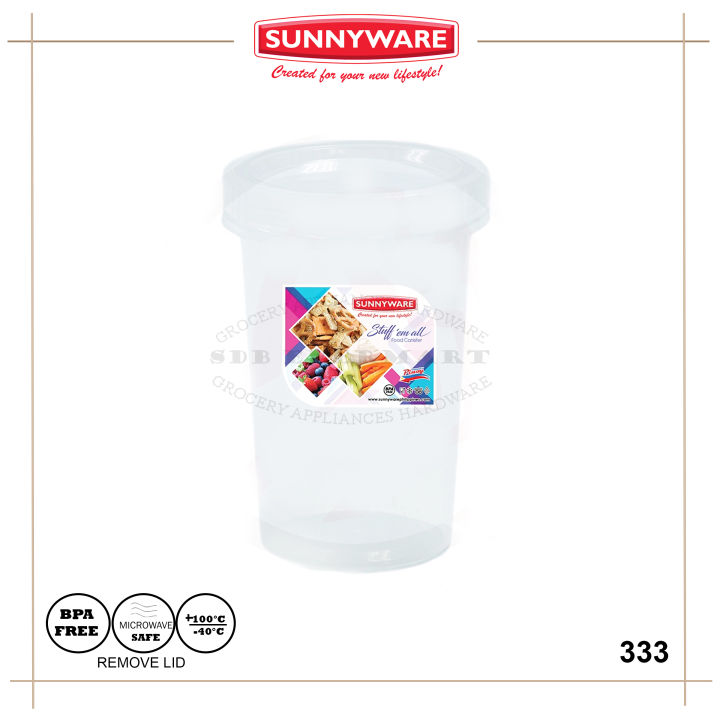 Sunnyware-Canister Stuff 'em All Canister Kitchenware-900ml-[333]-Clear ...
