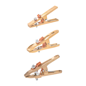 Chrome Plate Copper Welding Ground Clamps for High Current Transmission and Durability Performances Connectors
