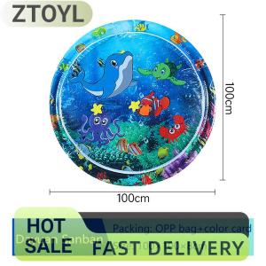 เบาะพองลม เสื่อเล่นน้ำทารกเป่าลม เพลยิม เบาะน้ำเด็ก เพลยิม เพลยิมน้ำ เบาะน้ำของเล่น ปั๊มต้องซื้อแยกต่างหาก เสื่อเป่าลม ใส่น้ำได้ pvc Water Play Mat ของเล่นสำหรับเด็ก