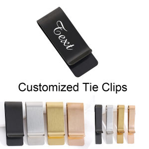 Customized Tie Clips for Men-Skinny Tie Bar Tie Set for Wedding Anniversary Business and Best Gift for Dad Husband Brother