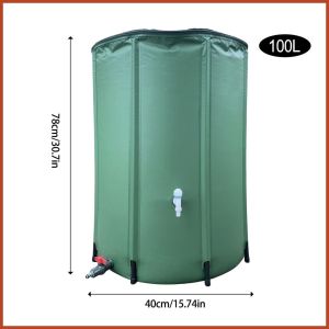 100/200/225L water collection bucket tank Eva rain barrel foldable rain storage outdoor rain harvesting tool gomy my