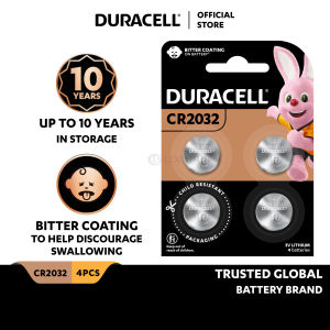 Duracell Specialty CR2032 Lithium Coin Battery 3V pack of 4