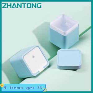 ZHANTONG 1PC mini tin lưu trữ hộp kín trà Caddy nhỏ vuông cà phê Jar trà lá container lon nhỏ tinplate gia vị lưu trữ hộp