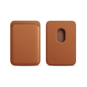 Premium Leather Magnetic Wallet Card Holder with Stand Compatible with iPhone 17/16/15/14/13/12 Pro Max