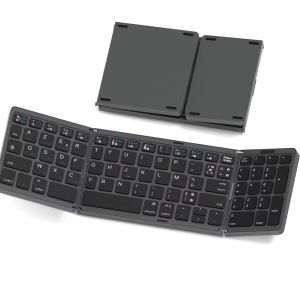 Foldable Wireless Keyboard USB Rechargeable for iPad Laptop Tablet Travel Portable Numeric Keypad