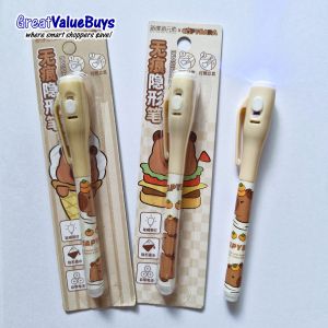 bulk Find the Secret Invisible ink Magic Pen with Light goodie bag toy birthday gift party favour Christmas Childrens Day