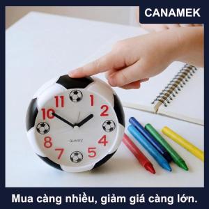 【CANAMEK】 Bóng đá đồng hồ báo thức thiết kế sáng tạo cho nhà im lặng bàn TimeKeeper cho sinh viên phòng ngủ và văn phòng