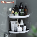 ECOCO Bathroom Accessories Bathroom Shelf Corner Bathroom Organizer Shelf Shampoo Cosmetic Storage Rack Wall Mounted Kitchen Household Items. 