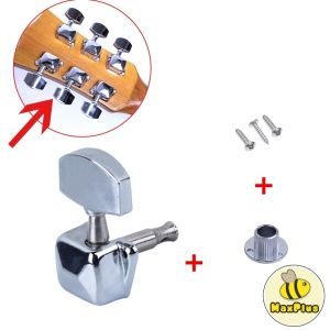 MaxPlus Guitar String Tuning Pegs Metal Guitar String Button Guitar Knob