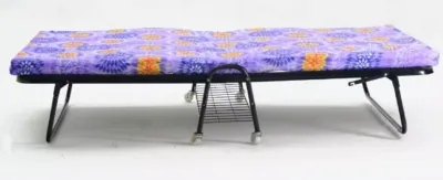 (FurnitureSG) Foldable Metal Bed