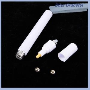 Ditur Empty Refillable Pen Blank 3-6Mm Double Head Reversible Nib Paint Pen Fine Nib Marker Aluminum Pipe Paint Pen Accessories