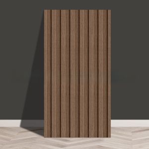 GOUPO Waterproof 3D Wall Sticker Moisture-proof Self-adhesive Wall Tile Sticker Decorative Stripe Wood Grain Sticker Living Room