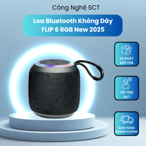 Loa bluetooth mini Flip6 RGB âm thanh 360 độ công suất 5W bass tốt - LOA FLIP6 MINI