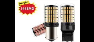 SDSy2x P21W PY21W Car LED Bulb Ba15s 1156 Bau15s T20 WY21W W21W 7443 High Power LED Signal Light Canbus No error Auto Reverse LampLFO