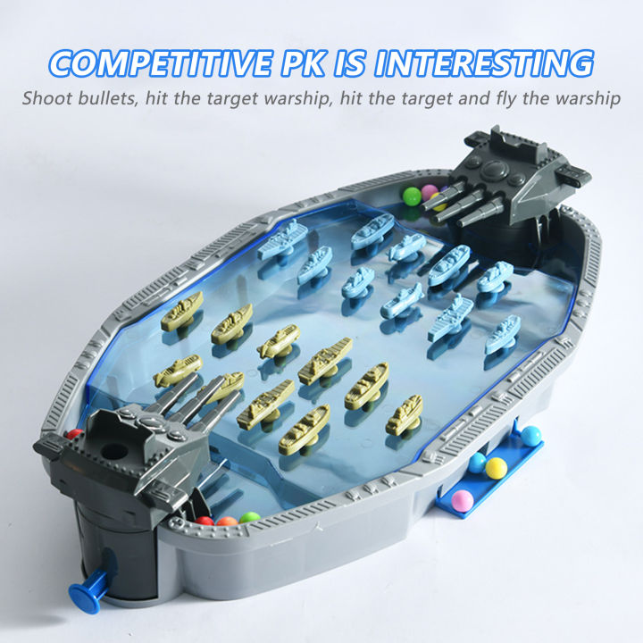 Bernice Navy Battleship Boat Shooting Toy Board Game with 2 Removable