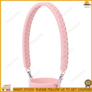 【NEW】 Durable Silicone Water Bottle Handle for 8-40oz Water Bottles Fits Most Stanley Cups Non-Slip Grip for Active Users 【Ready Stock】