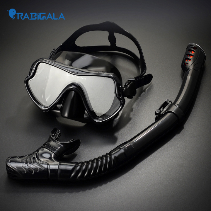 Professional Scuba Diving Masks Snorkeling Set Adult Silicone Skirt ...