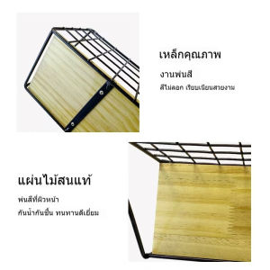 Doti ชั้นไม้วางของ ตกแต่งบ้าน แบบมีขอบกั้น ชั้นวางของติดผนัง ไม่ต้องเจาะ สำหรับวางโมเดล จัดระเบียบโต๊ะ