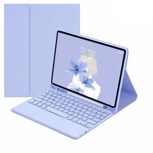 CASING KEYBOARD TRACKPAD SAMSUNG TAB S8/TAB S7 BOOK COVER WIRELESS TOMBOL PERSEGI