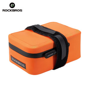 ROCKBROS Bicycle Saddle Bag Waterproof 0.4L Portable Lightweight Durable Mini Bicycle Colorful Tail Bag Hanging Taillights MTB Road Bike Foldable Bike Riding Equipment