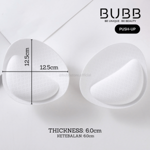 1 Pair 6cm Push Up Bra Pad Women Triangle Sponge for Camisole Swimsuit Soft Breathable Removable Invisible Cups Enhancers for Underwear (BUBB Store)