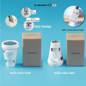 AQUADUO SF-7000 Vòi rửa chén (tăng áp lọc nước) 4 Thanh lọc nước SOON100U