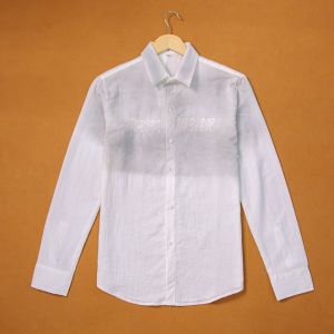 Áo sơ mi nam tay dài chất vải đũi gân hàng QUẢNG CHÂU cao cấp phối họa tiết sang trọng trẻ trung lịch sự mẫu mới chuẩn shop