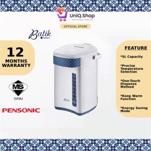 [NEW] Pensonic Batik Series Thermopot 5L | PTF-5004B (Temperature Select Thermo pot Mesin Air Panas)