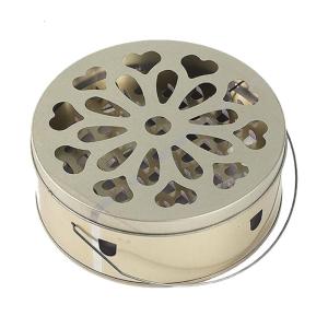 Portable Mosquitoes Incenses Holder Ventilated Base Detachable Ashes Catcher With Lid For Outdoor Camping And Indoor Use
