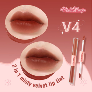 Tomato Mochi PINKFLASH 2 in1 Dual Liquid Lipstick Matte Velvet Tint / Lip Matte / Lip Velvet