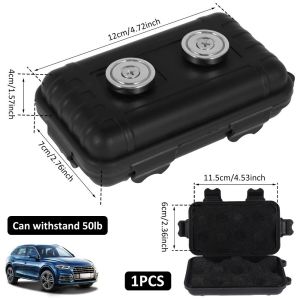 NUBE Waterproof Adsorption Box Pressure Resistant Shock Resistant EDC Tool Box Multifunctional Sealing ABS Tool Box Spare Key Storage