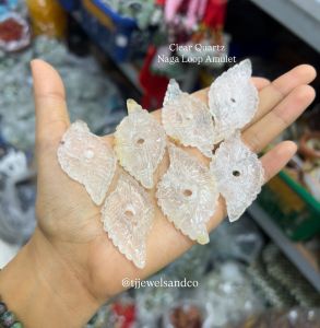 จี้แกะสลักบ่วงนาคบาศ หินจุยเจีย