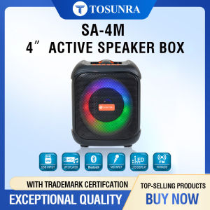 🥇【TOSUNRA】SA-4M 4" BLUETOOTH SPEAKER BOX 20W 4ohms 2 can be connected to each other