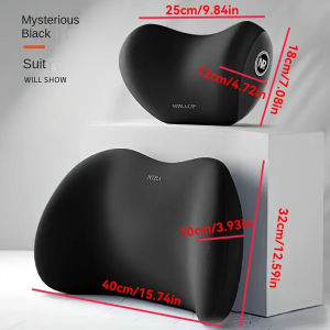 Car Lumbar 1set Ergonomic Seat Back Support to ease the pain and sore Car seat Cushion