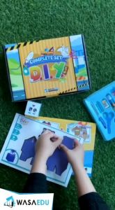 PROMOSI JOM D.I.Y (free gift buku origami cut glue paste collage color paper set lekat & tampal & set alat tulis)