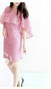 JD Dress Alexia KR 5 Ukuran M L XL XXL 3XL Fashion Pakaian Wanita Bahan Brukat Lapis Furing